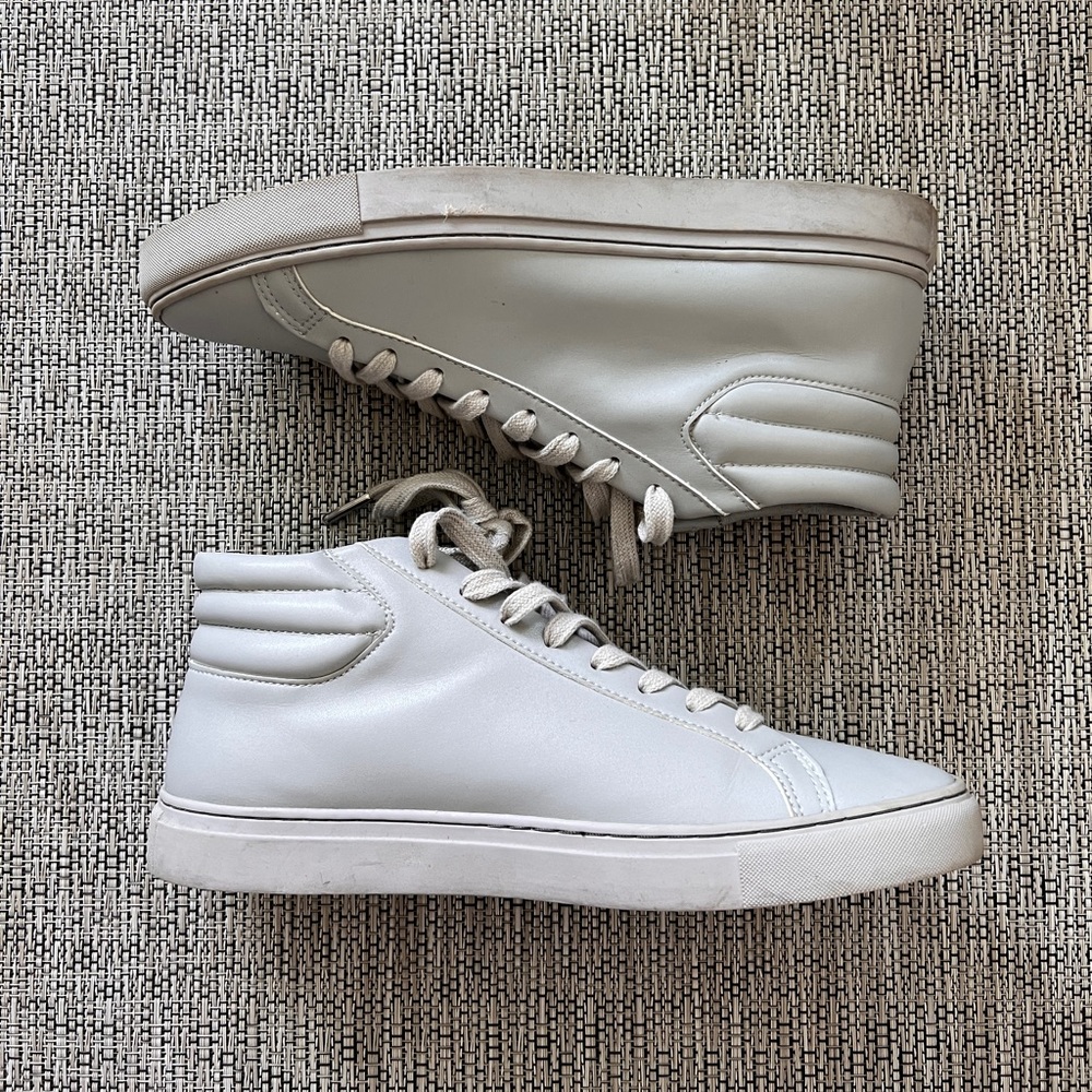 Sully Wong Grey Hightop Casual Sneakers
